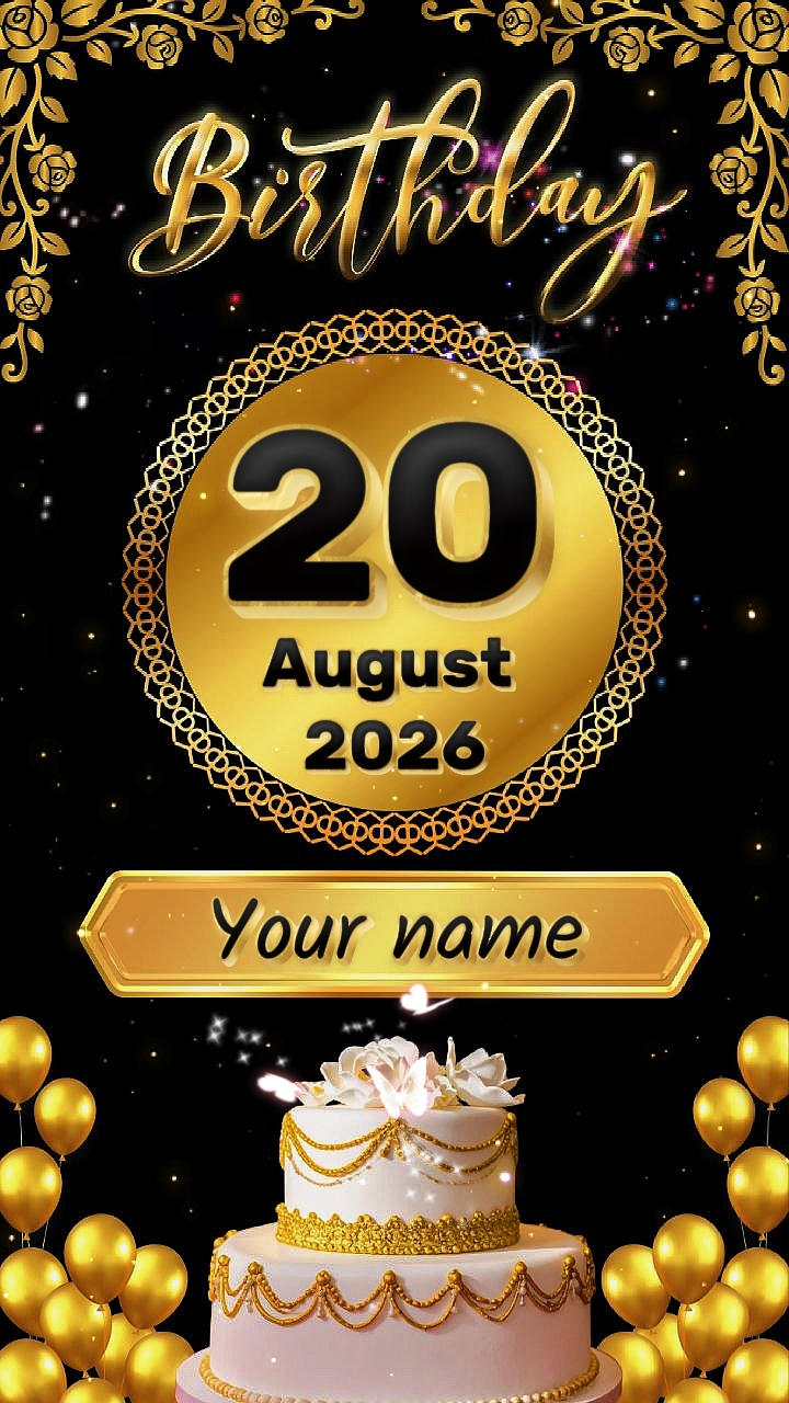 HBD 20 August 2026