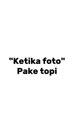 foto pake topi