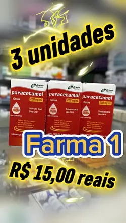 Farmácia-paracetamol