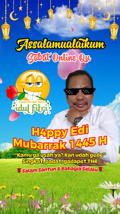 Selamat Edi Mubarrak 🌹