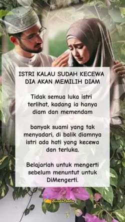 istri kalau kecewa