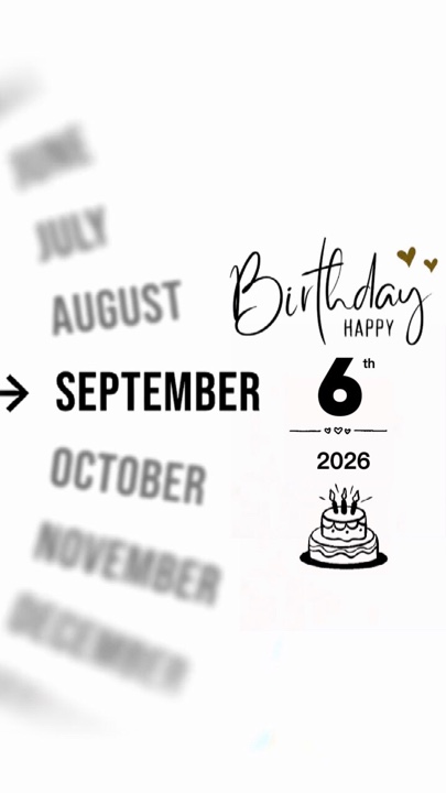 HBD MARIDO 6 DE SETEMBRO