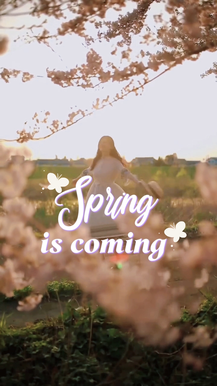 A primavera está chegando