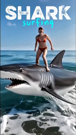 SHARK SURFING