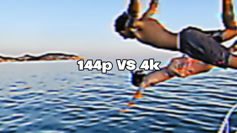 144p vs 4k Freund