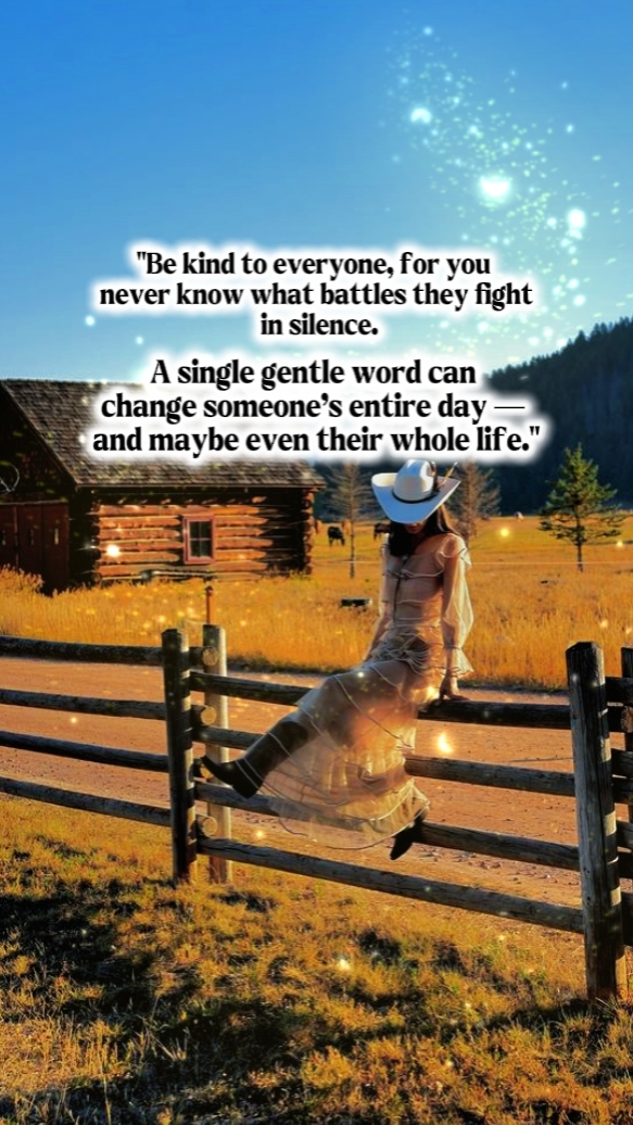 Be kind to everyone 