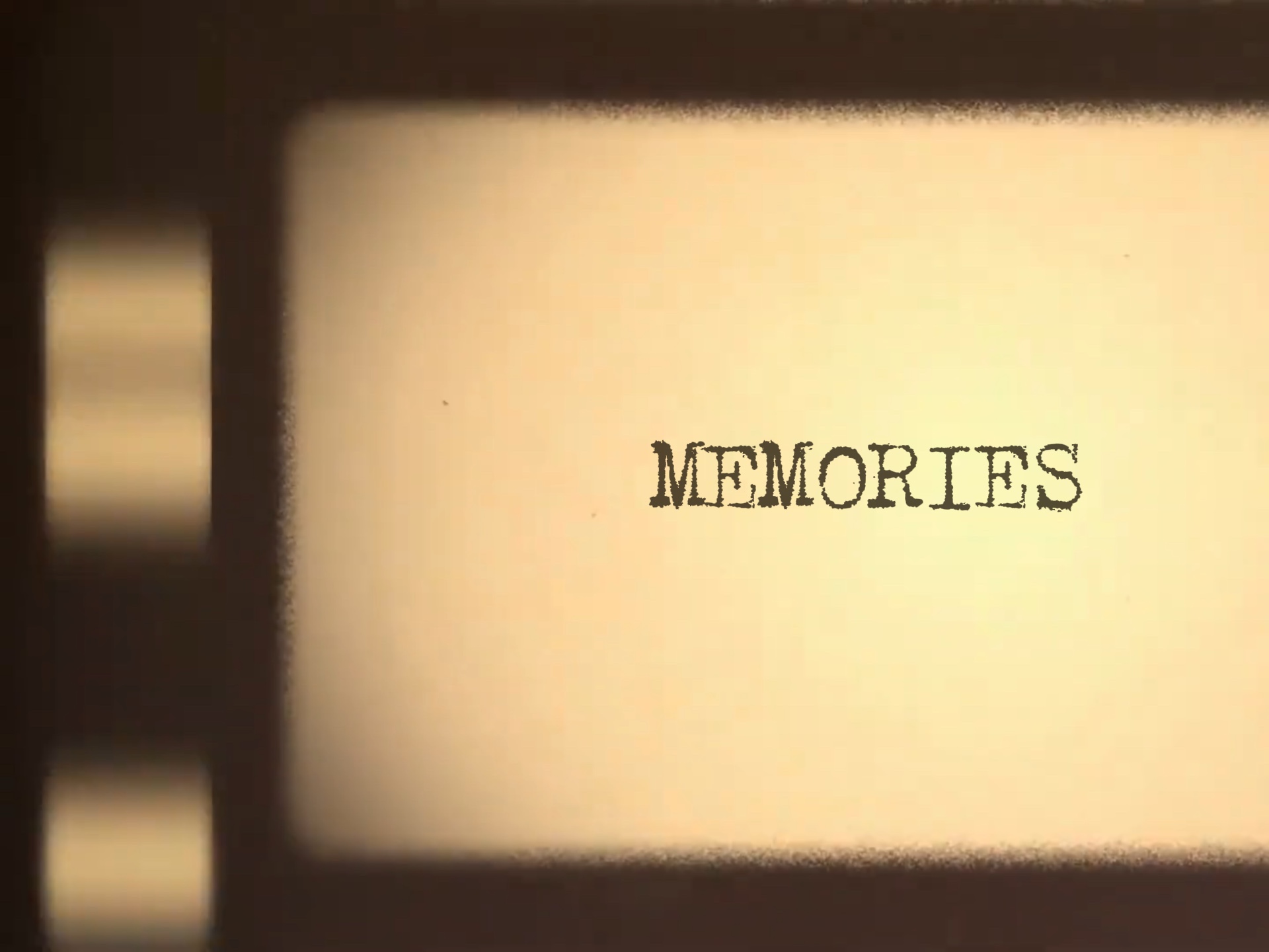 Filme memórias retrô
