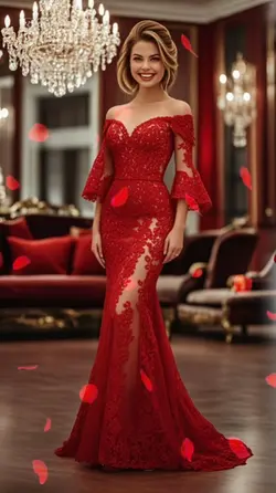 vestido vermelho