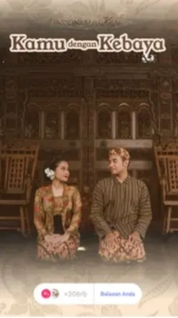 kamu dengan kebaya