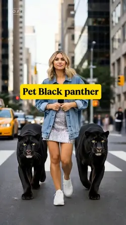Pet Black panther