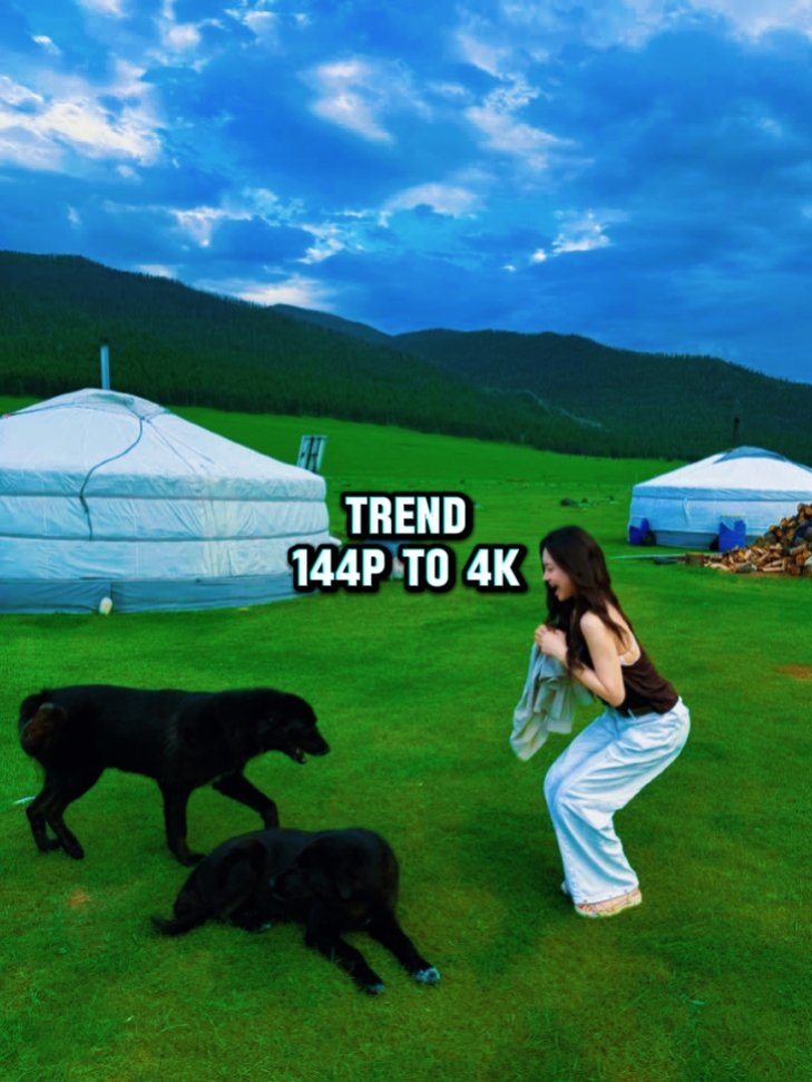 Trend 144p to 4k