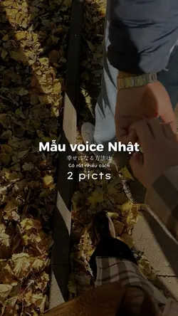 Mẫu voice Nhật