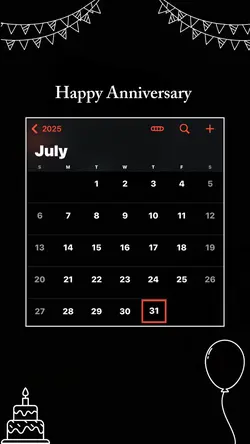 31 july Anniversary 