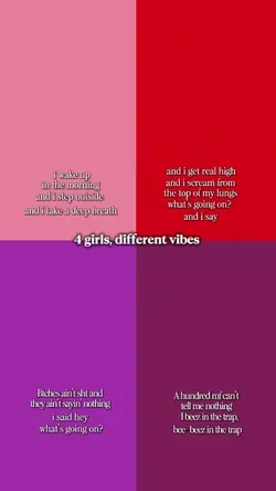 4girls 4diff vibes