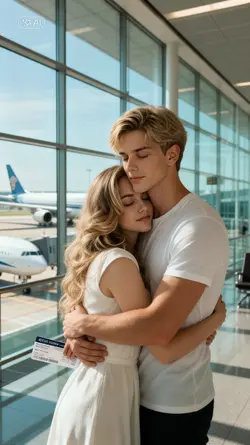 Airport Goodbye Hug
