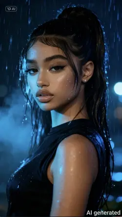 Rain photoshoot 