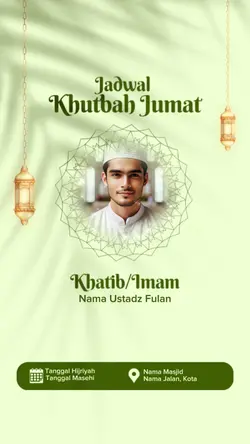 jadwal khutbah Jumat