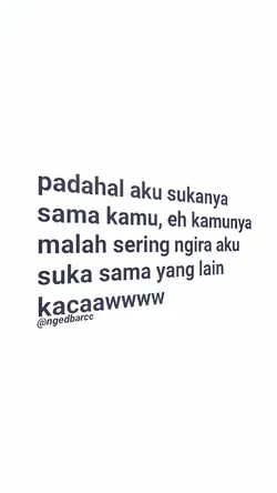 padahal aku sukanya
