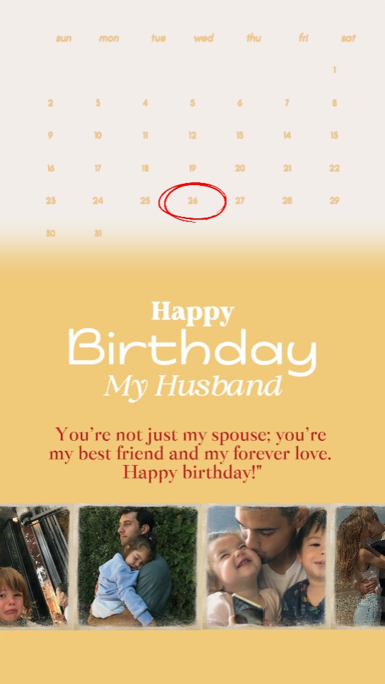 HBD Husband