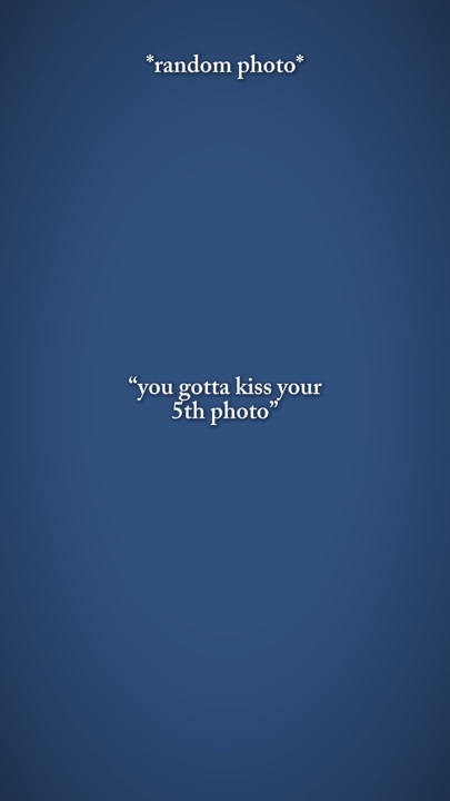 you gotta kiss your