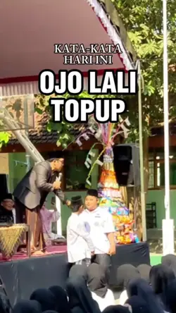Jangan lupa topup