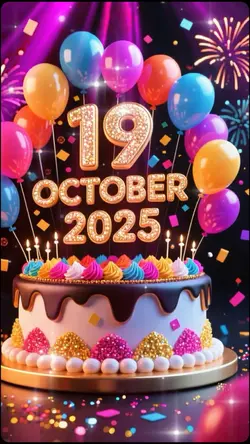 Birthday 19 Oct 2025