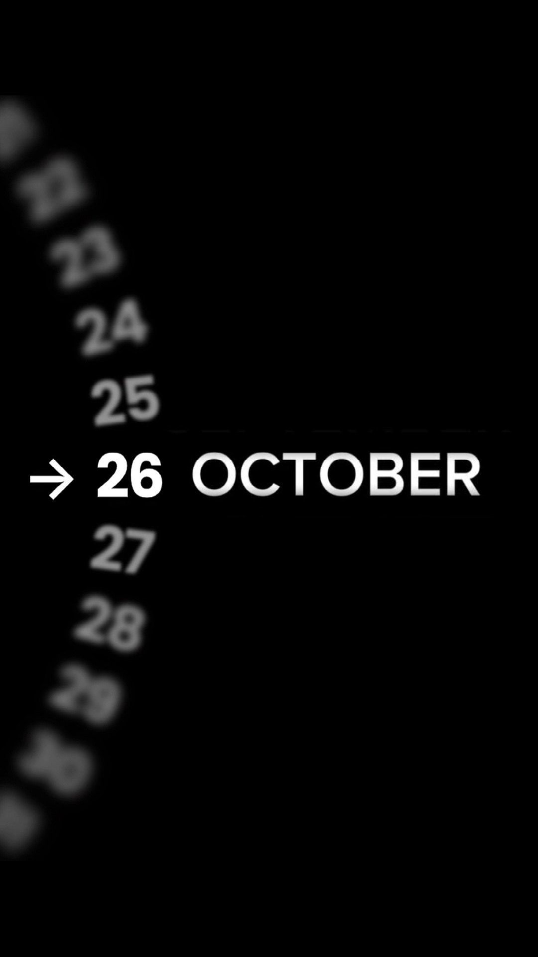 BIRTHDAY 26 OCTOBER 