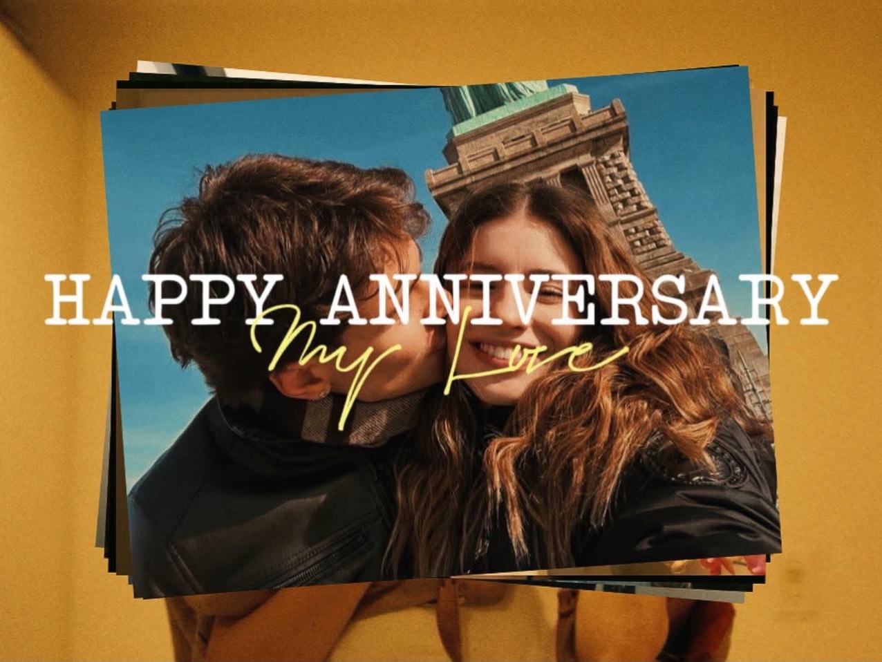 ¡Feliz aniversario!