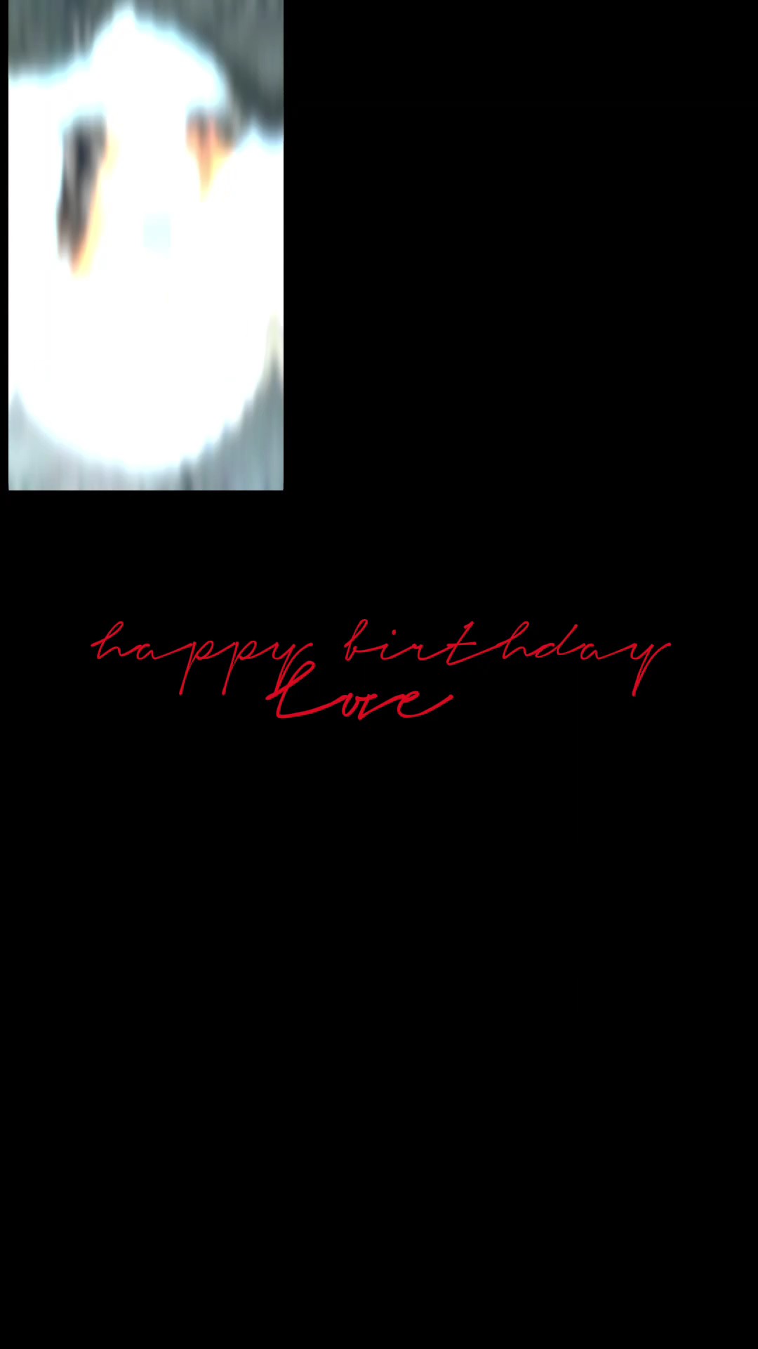 happy birthday love