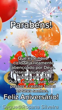 PARABÉNS PRA VOCÊ