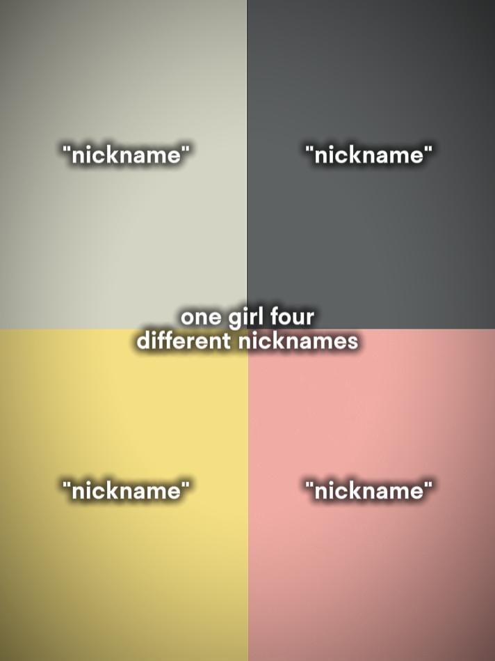 onegirlfourdifferent