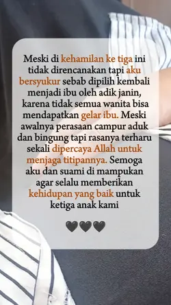 kehamilan ke tiga