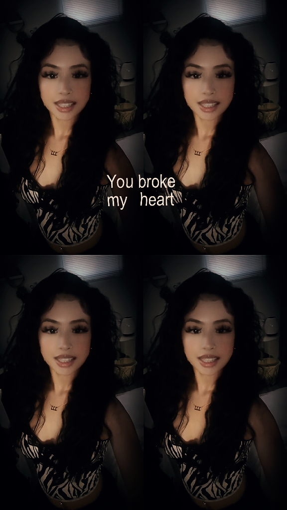 YOU BROKE MY HEART
