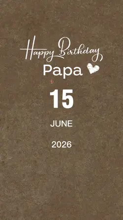 HBD DAD 15 JUNE
