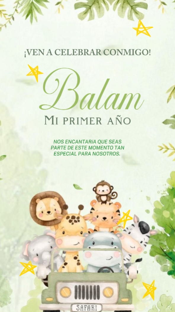 Invitación infantil 