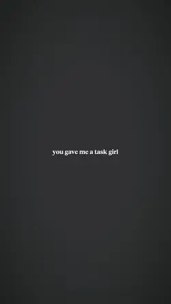 You give me