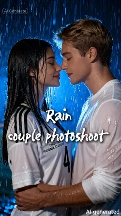 Couple in the rain