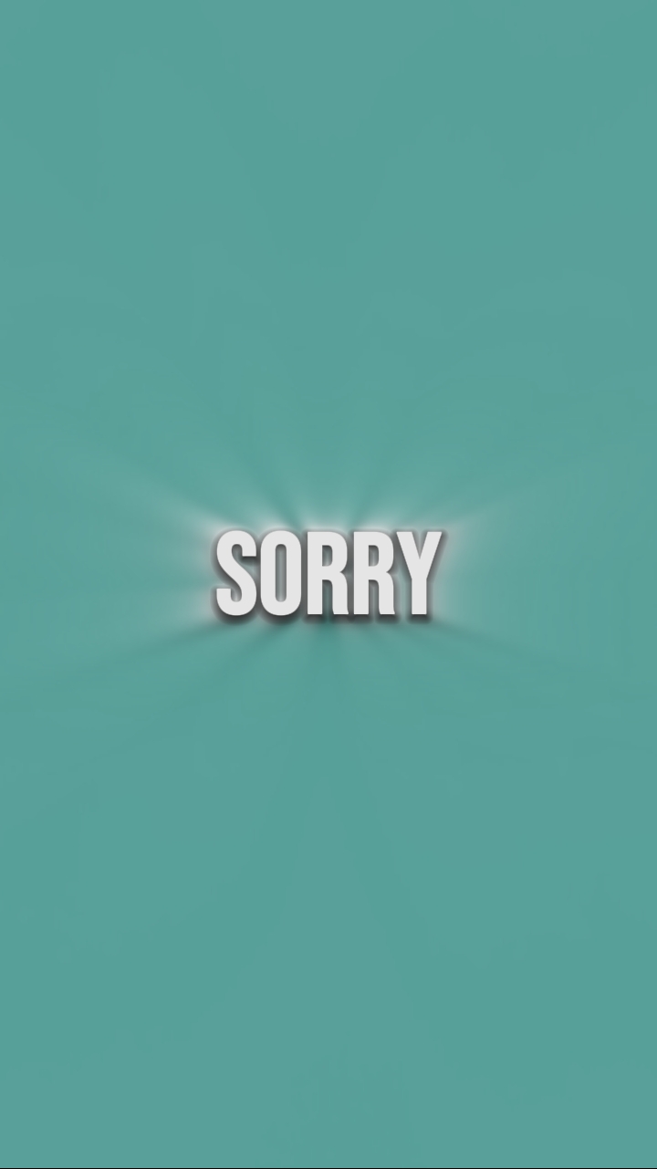 sorry