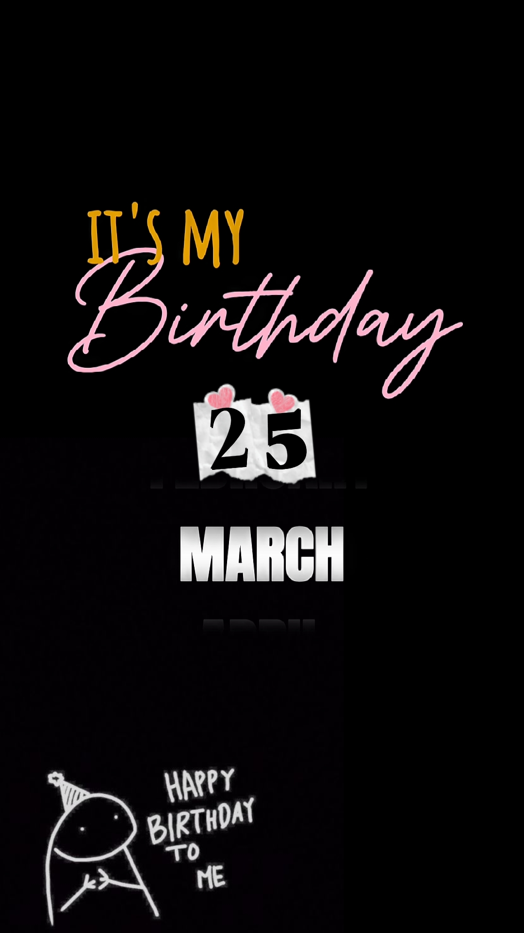 CUMPLEAÑOS 25 DE MARZO 