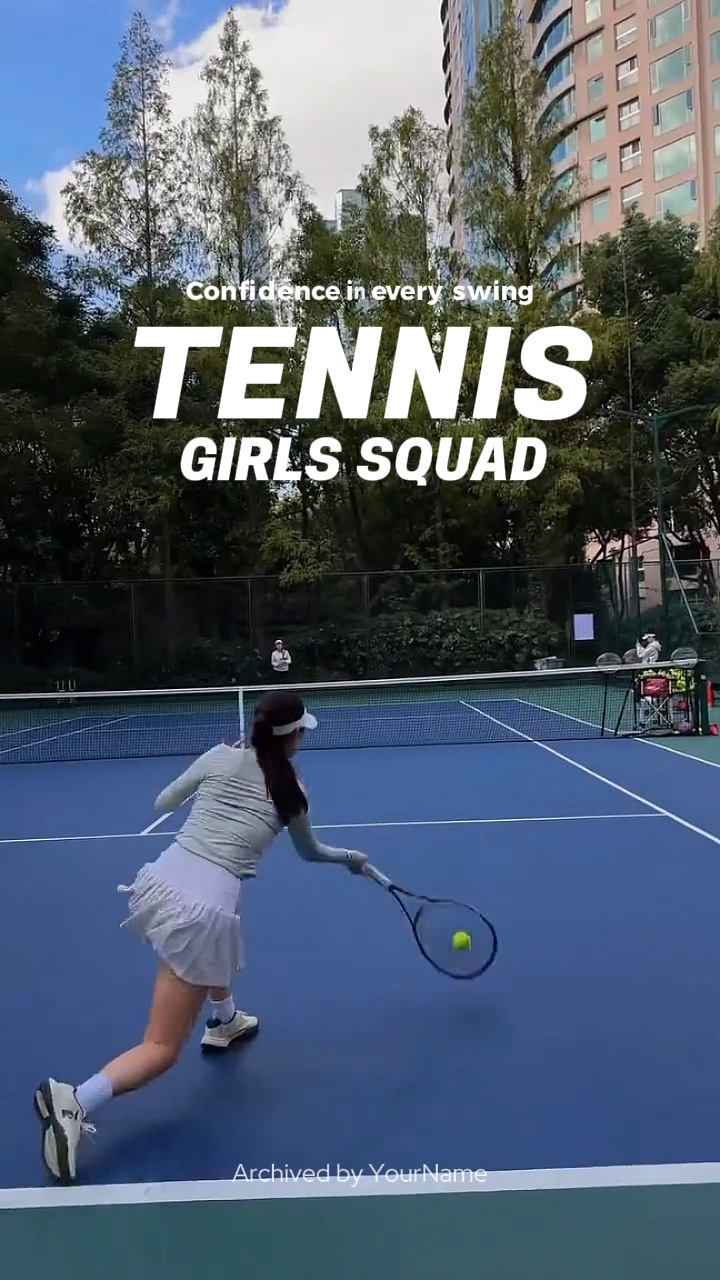 Escuadrón de chicas de tenis