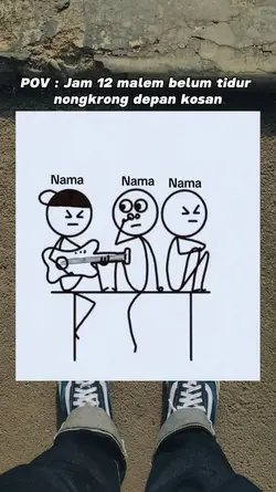 meme stik nyanyi
