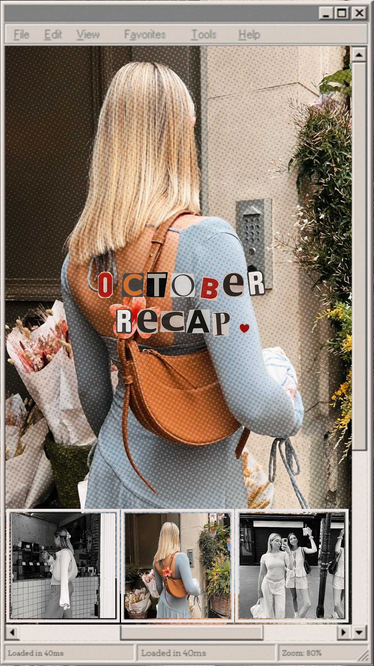 October recap
