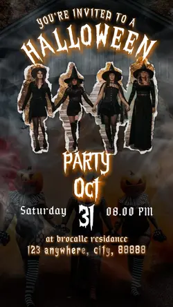 halloween invitation