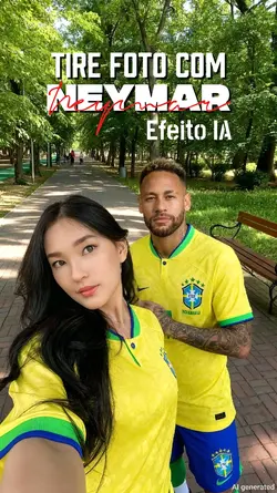 Selfie com Neymar 