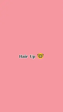 hair up or hairdown