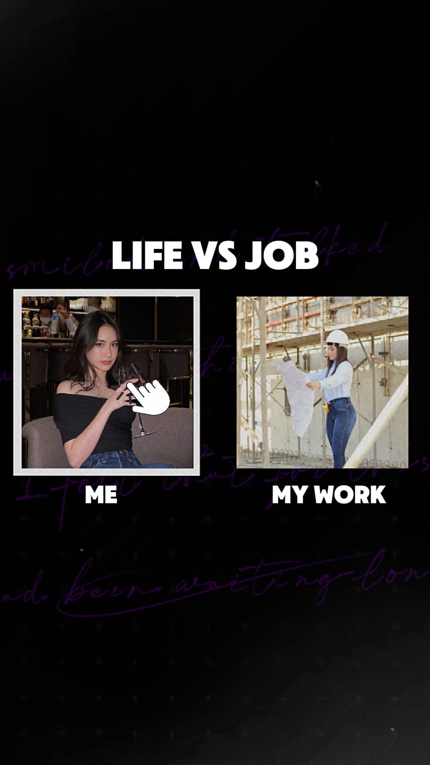 Eu vs Meu Trabalho