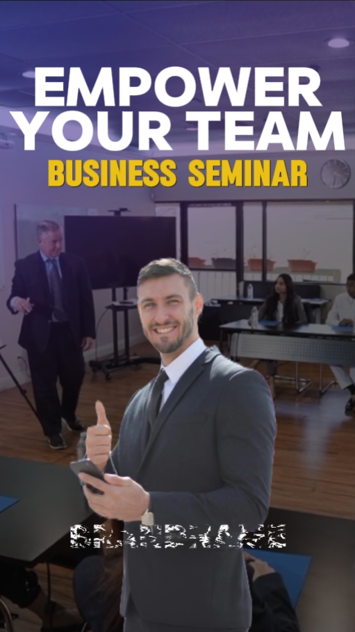 ESTILO DE COLOR GRADIENTE SEMINARIO DE NEGOCIOS E INDUSTRIA CORPORATIVA EVENTO PROMO 
