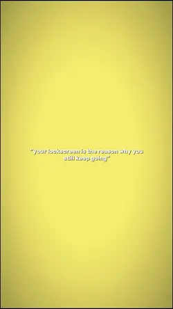 your lockscreen
