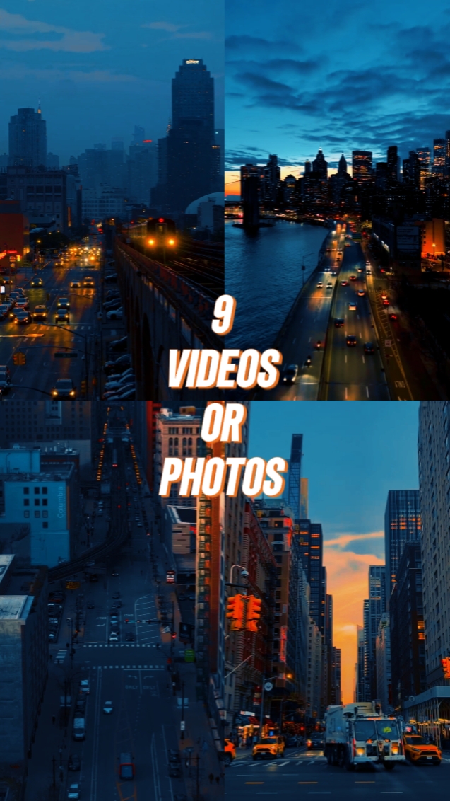 9 VÍDEOS OU FOTOS 
