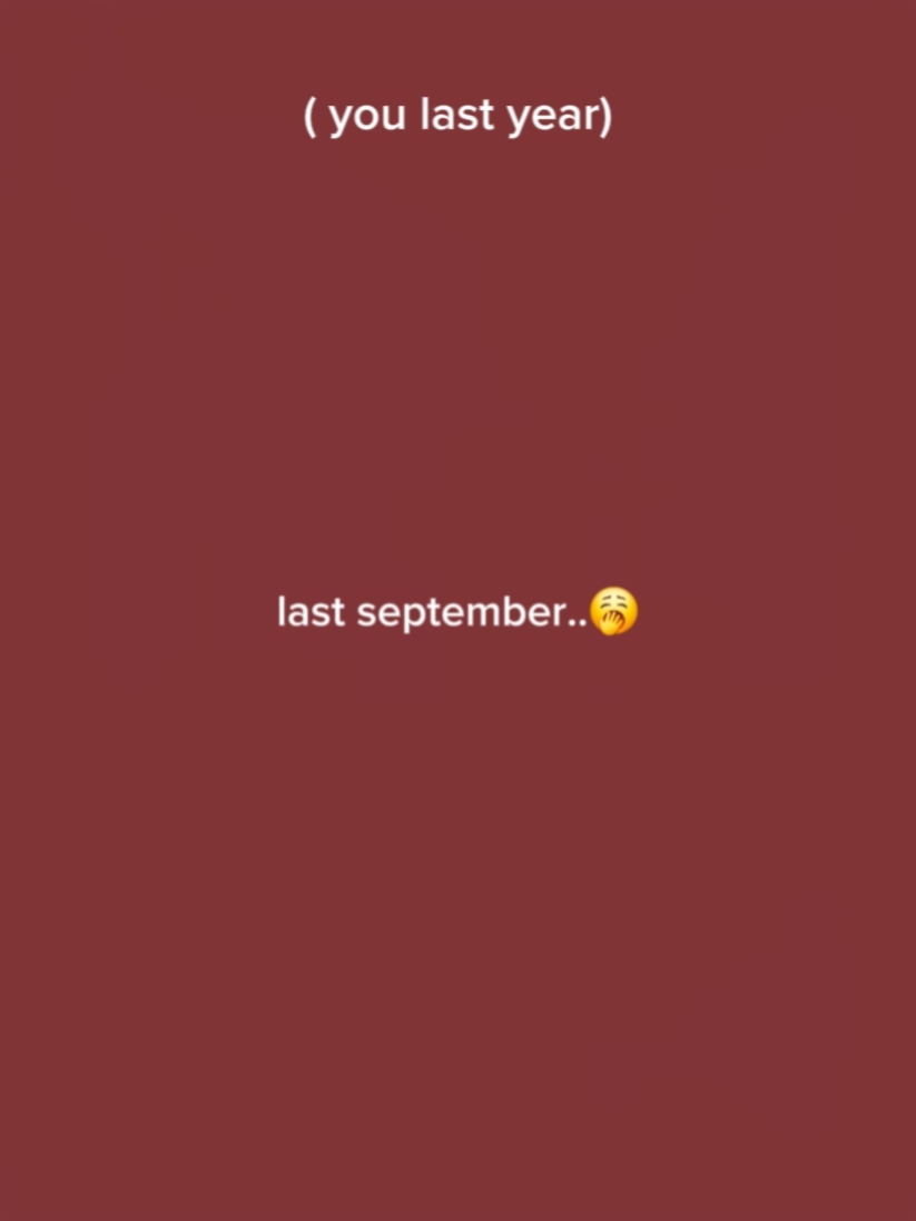 last september